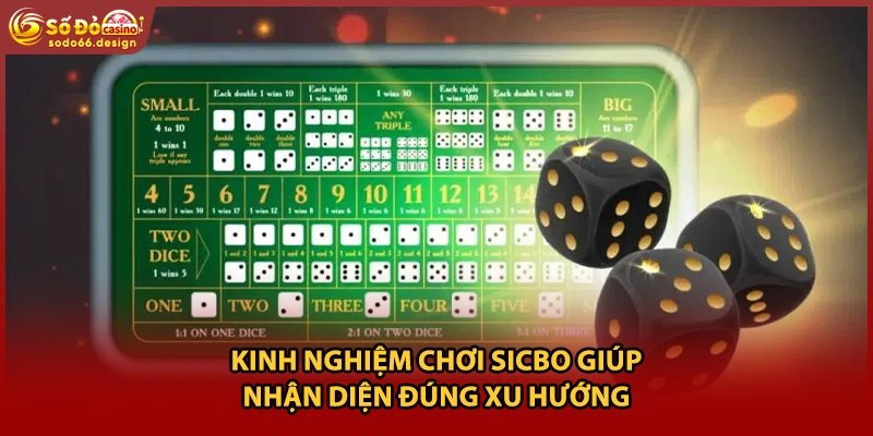 Kinh nghiệm chơi sicbo giúp nhận diện đúng xu hướng 